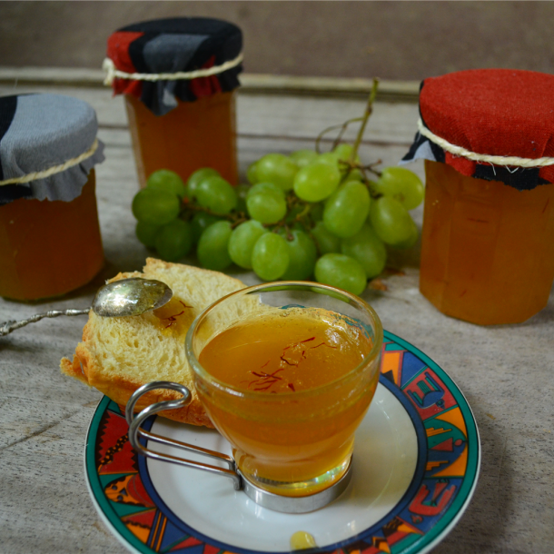  Gelée de raisin au safran  
