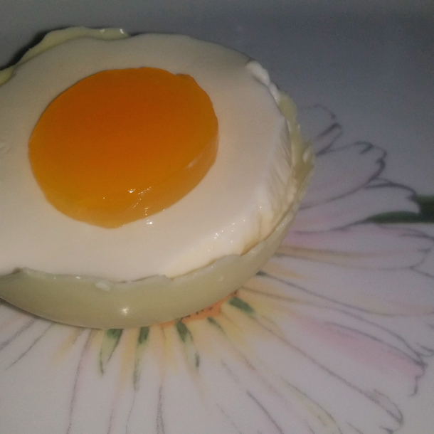  Oeuf de panna cotta à l'orange 