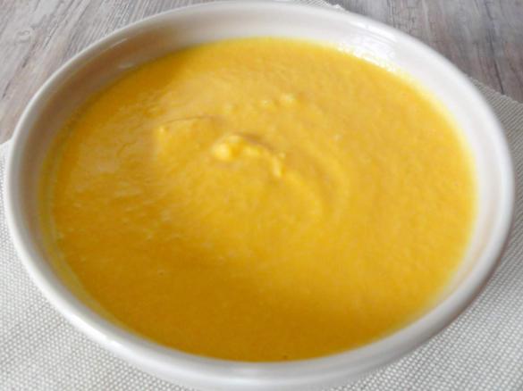Velouté de Potiron à la vache qui rit
