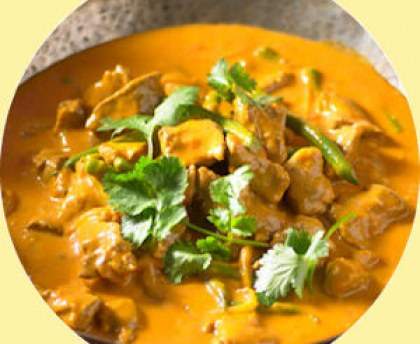 Agneau korma (inde)