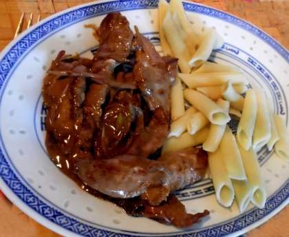 Aiguillettes de canard au basalmique