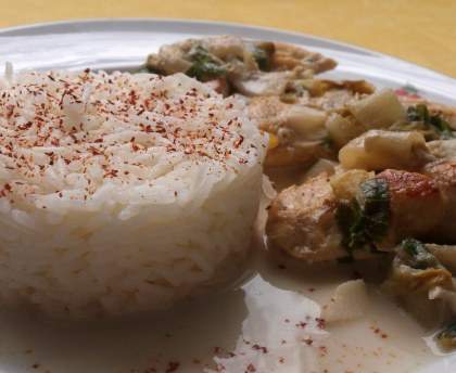 Aiguillettes de poulet aux endives