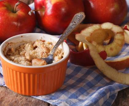 Amour de crumble aux pommes