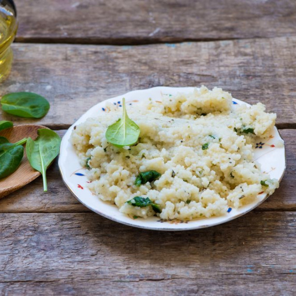 "Dambou", couscous aux épinards 