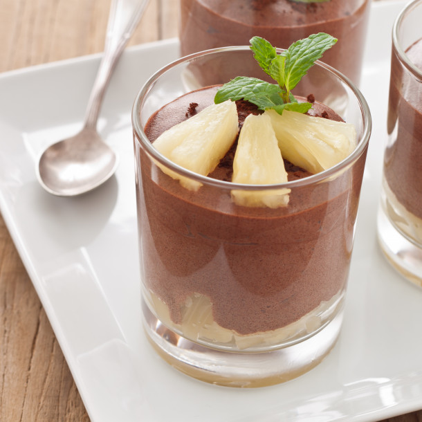 Ananas au chocolat