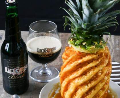 Ananas caramélisé à la bière Licorne Black