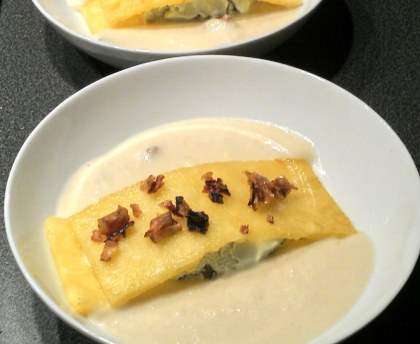 Ananas et la crème, pistache et pépites de céleri