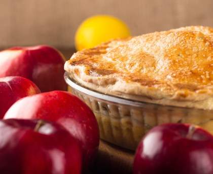 Apple pie fondant au caramel
