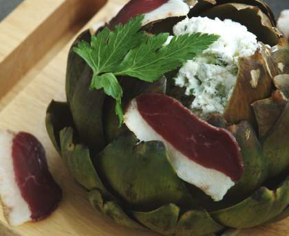 Artichauts farcis au Carré Frais