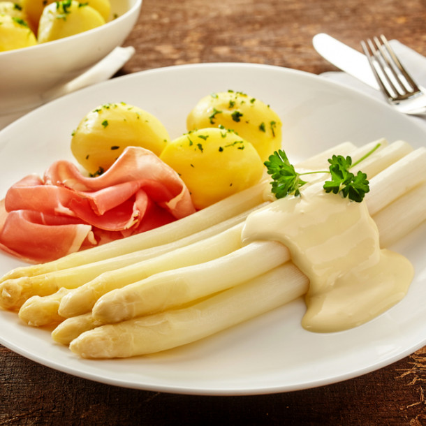 Asperges sauce Hollandaise