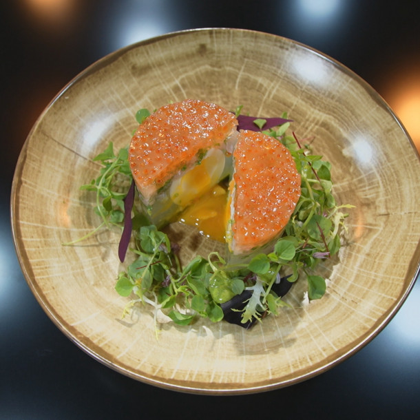 Aspic revisité par Matthias Marc dans Objectif Top Chef