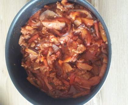 Aubergine à la bolognaise