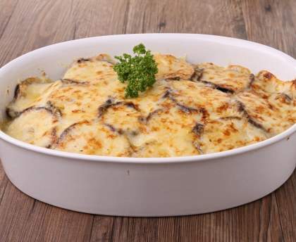 Aubergines au gratin
