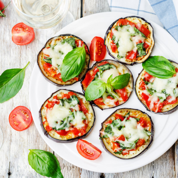 Aubergines façon pizza