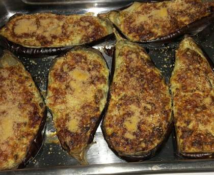 aubergines farcies à la ricotta 