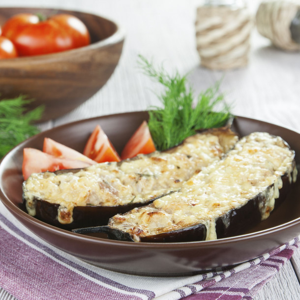 Aubergines farcies à la viande hachée faciles