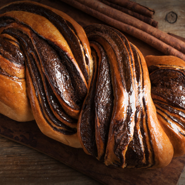 Babka chocolat noisettes