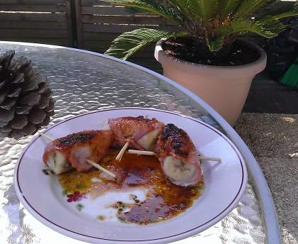 Bacon de la puce (banane-bacon-miel)