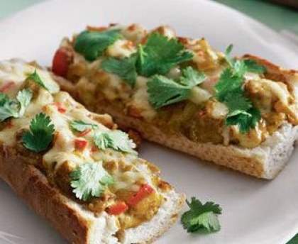 Baguettine de poulet au curry