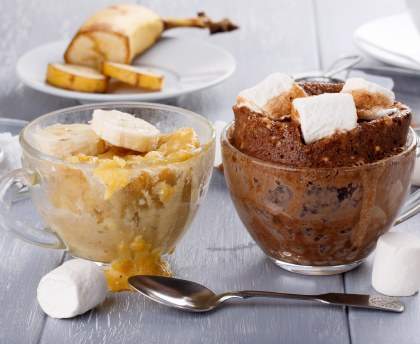 Banana mugcake