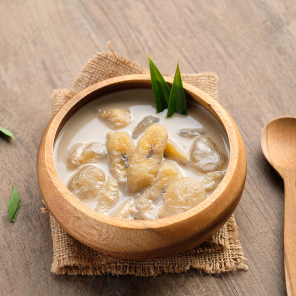 Banane au lait de coco à ma façon