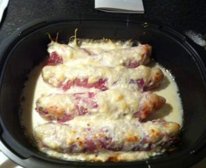 bananes au jambon