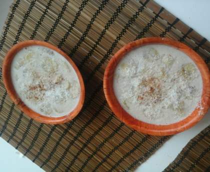 Bananes au lait de coco tout simple