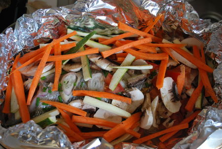 Bar en papillote au muscadet