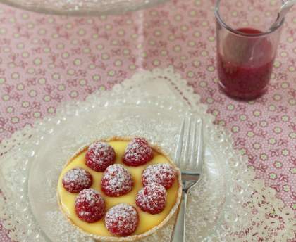 Barquettes aux framboises