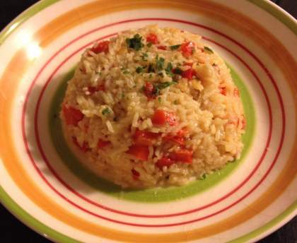 Basmati aux poivrons façon risotto