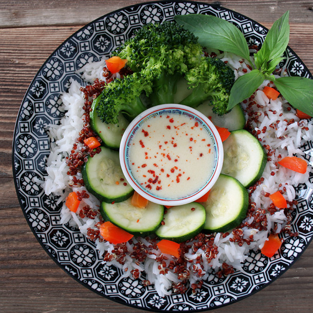 Basmati et quinoa au lait de coco
