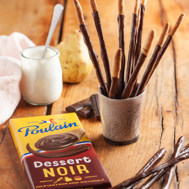 Bâtonnets au chocolat Noir Dessert