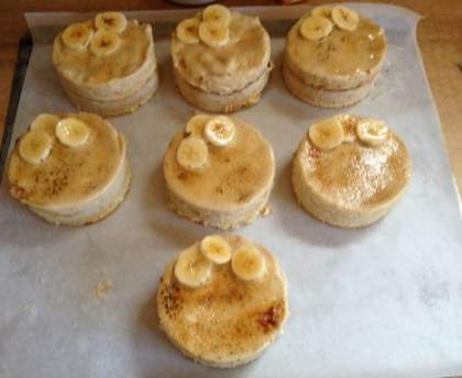 Bavarois à la banane