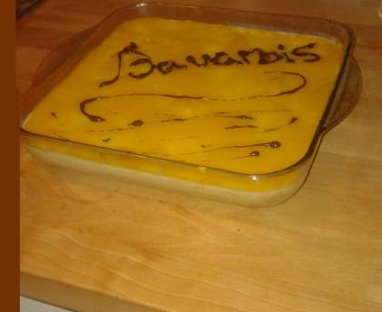Bavarois à la mangue
