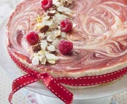 Bavarois à la rhubarbe