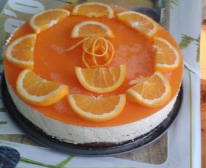 Bavarois à l'orange