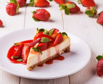 Bavarois au fromage blanc