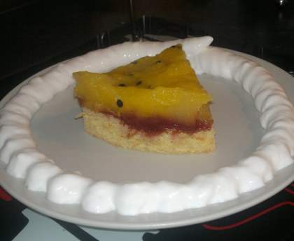 Bavarois mangue passion et sa chantilly coco