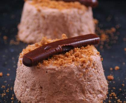 Bavarois mousseux aux carambars, ou au caramel