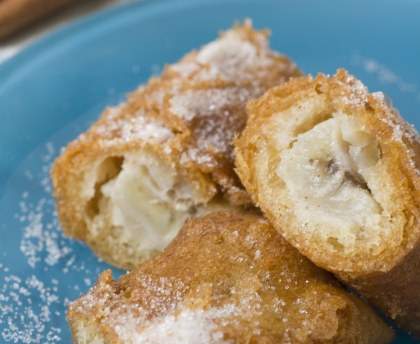 Beignets de bananes épicés