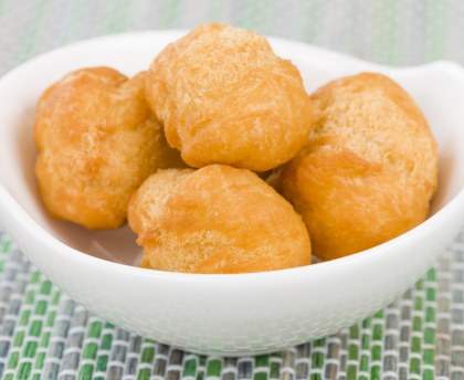 Beignets de pommes de terre et maïs