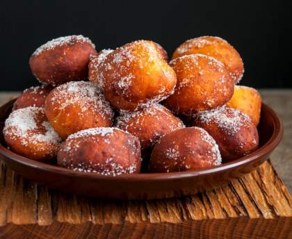 Beignets de potiron à la vanille