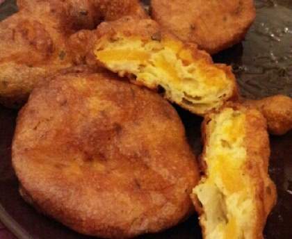 Beignets de potiron salés