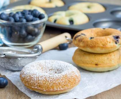 Beignets des myrtilles