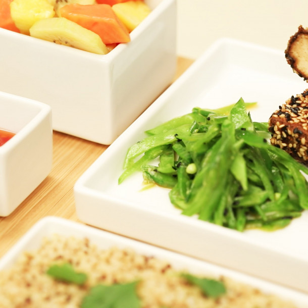 Bento Box au tofu pané 