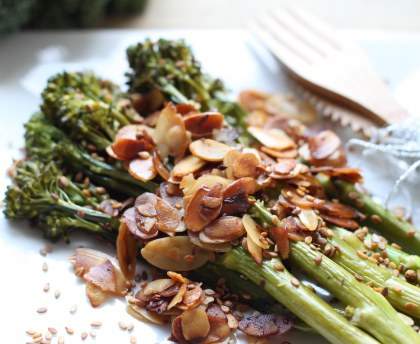 Bimi sauté aux amandes