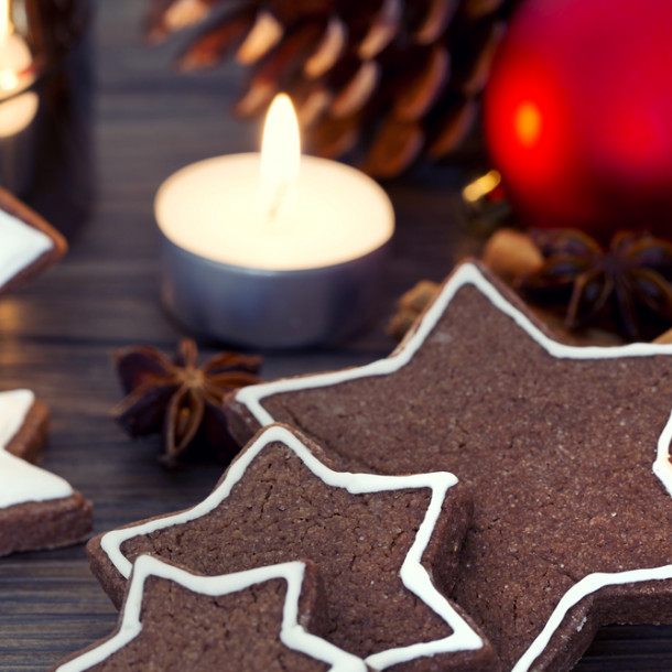 Biscuit de Noël au chocolat