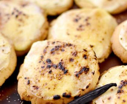 Biscuit façon crème brûlée