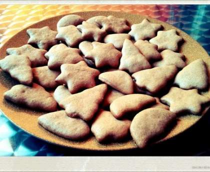 Biscuits en pain d'épices de Noël