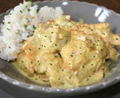 Blancs de poulet au persil et à l'ail